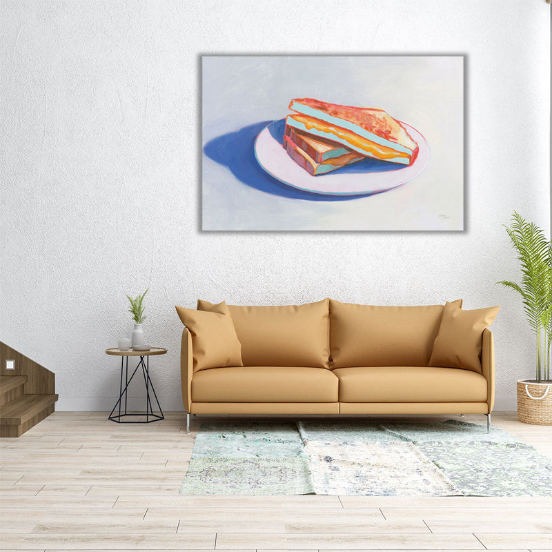 Cheesy - reproduction d'art sur toile, H 20 po x l 30 po