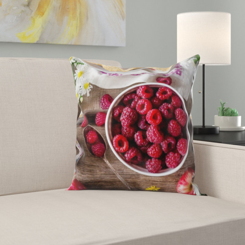 Microsuede Throw Pillow