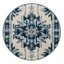 Machine Washable Art Deco Gray Area Rug