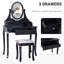 Ensemble coiffeuse avec miroir