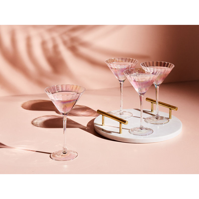Alliana 220ml Handmade Martini Glass Set