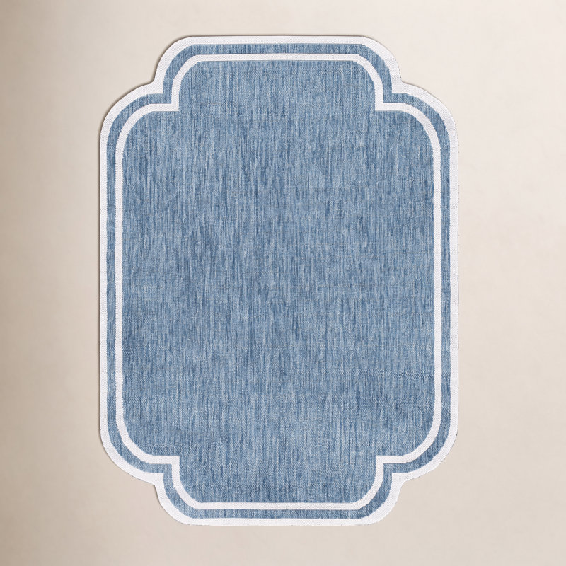 Tapis tissé à la machine Scarlet Skiles, 2 pi 4 po x 3 pi 9 po