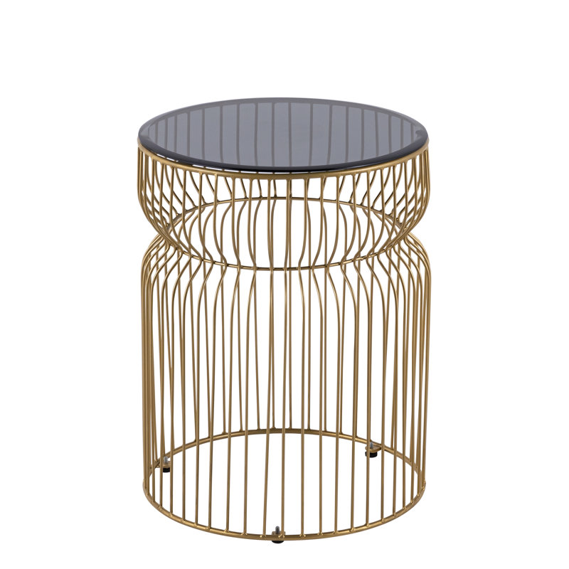 2 tables basses gigognes avec rangement, Chrome chrome