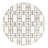 Glam Geometric White Silver Area Rug-66151325