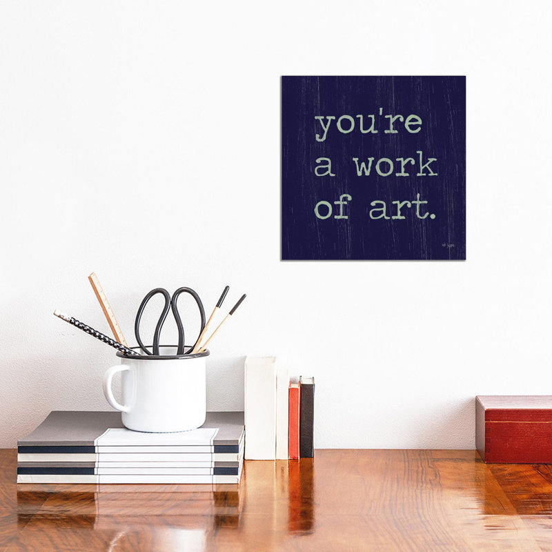 Work Of Ar 1 Piece Wrapped Canvas Wall Art, 30.48 cm H x 30.48cm W