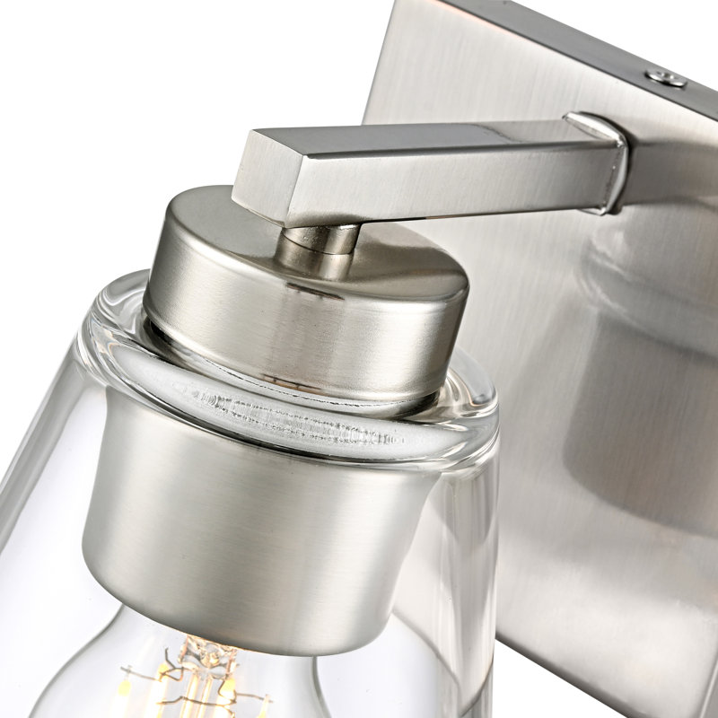 Strayhan 6.75" High 1-Light Wall Sconce - Brushed Nickel, Brushed Nickel