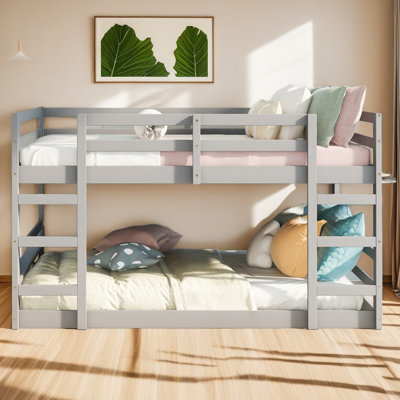 Full Over Full Bunk Bed With Ladder