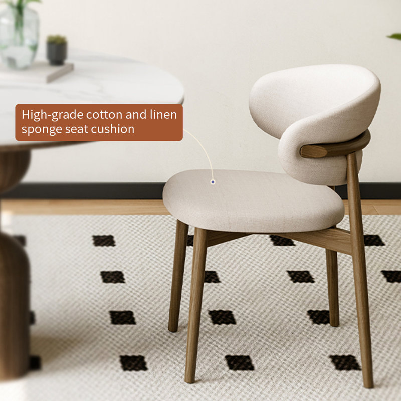 Retro simple home round dining table sets