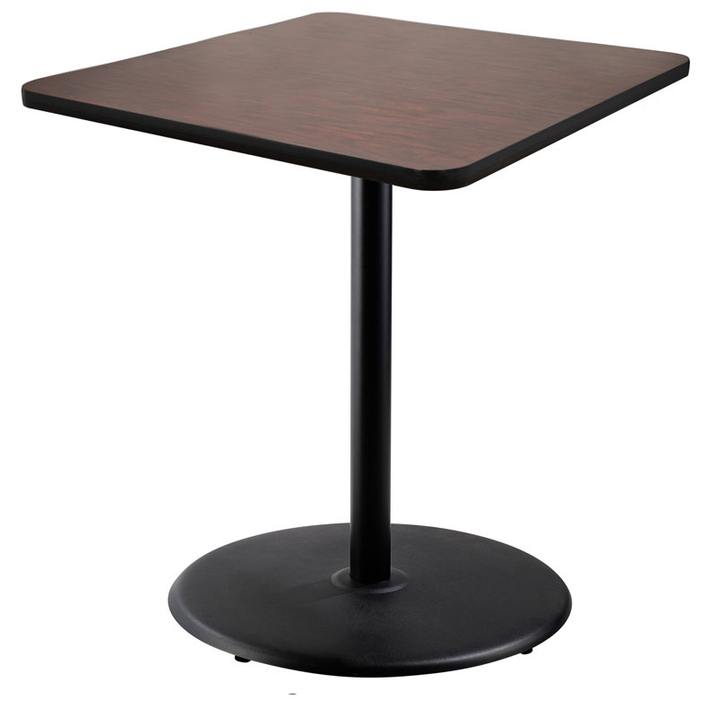 Table basse Bennet, H 42 po x L 36 po x l 36 po, Noir, Acajou
