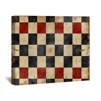 Chessboard Canvas Wrap - Jeu de décoration murale