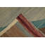Tapis moderne tissé à plat kilim à teinture végétale 5 x 7
