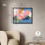 Décoration murale «Dusty Blues Shadowbox Print Blush» par Art Remedy, cadre noir, 30 x 24-684710590-684710584