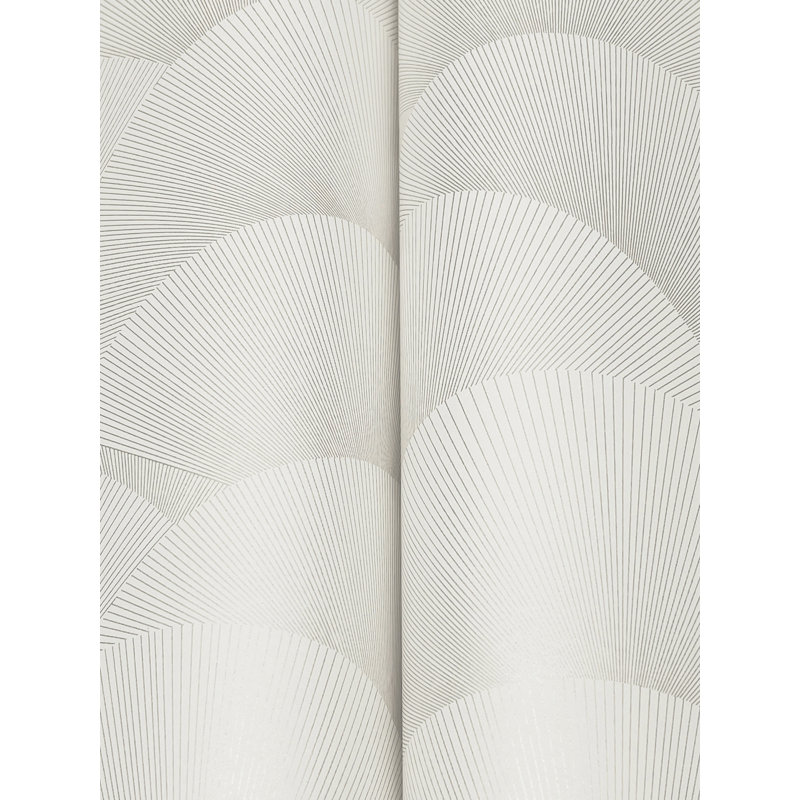 Papier peint coquille du matin, Blanc