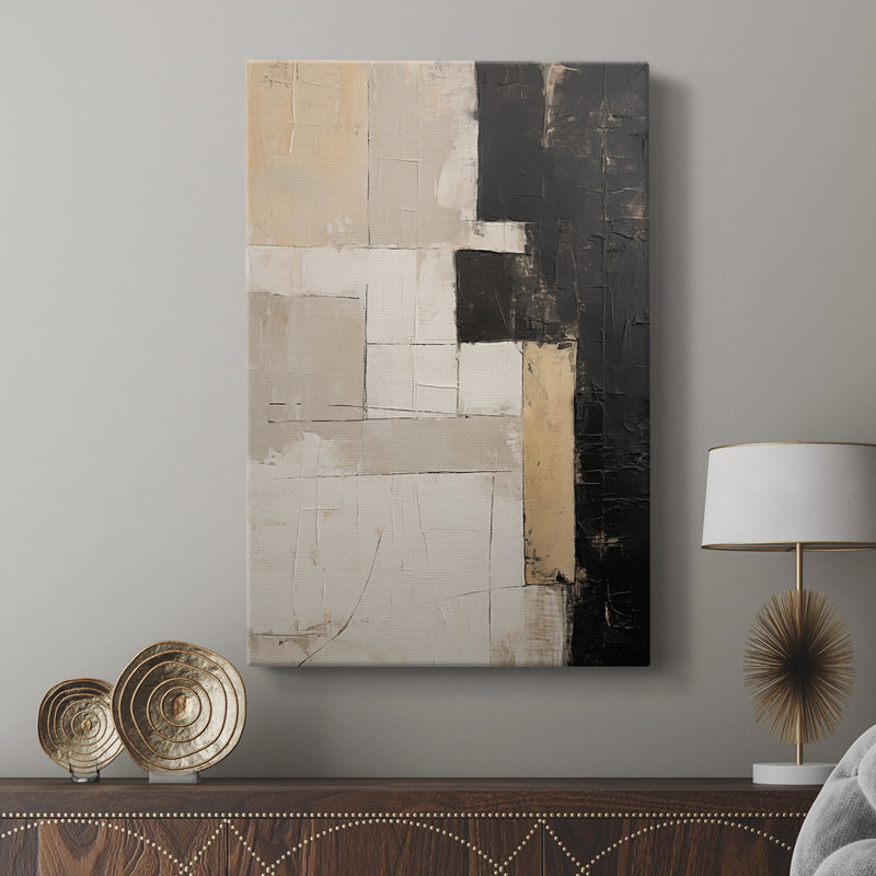 ABSTRACT Series CDXCIV - Cavas de galerie sur mesure, H 27 po x l 18 po
