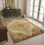 Tapis intérieur / extérieur en laine Anhua beige / brun Anizon-570559025