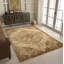 Tapis intérieur / extérieur en laine Anhua beige / brun Anizon-570559039