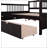 Daybed Wood Bed with Two Drawers-294868928-294868935