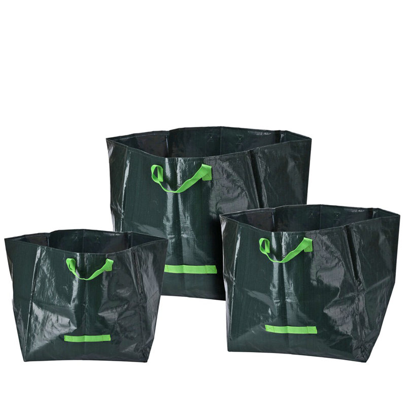 175L Fabric Trash Bags - 3 Count