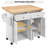 Metayer Wood Kitchen Island-495432736