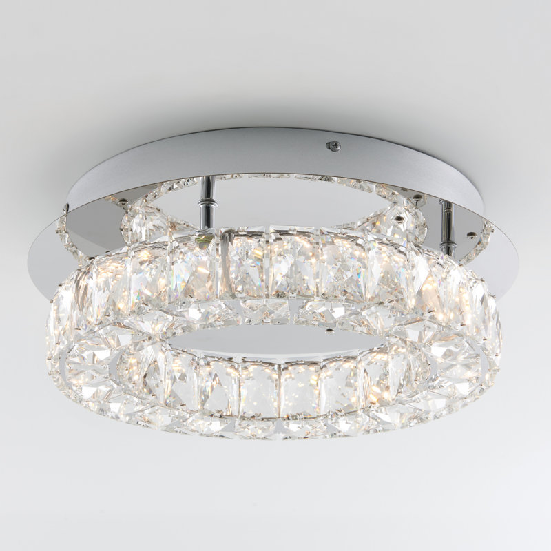 Plafonnier encastré 1 lumière DEL 13,78 po