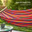 Camping Hammock Outdoor 275 x 155 cm with Spreader Bars 550 lb Load Capacity