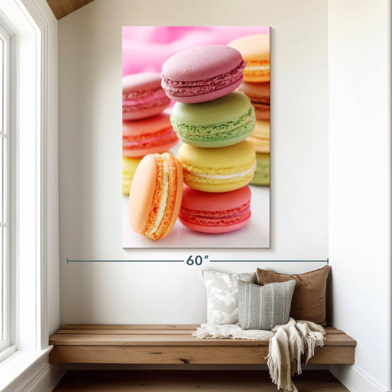 Yarlin Flavored Macarons, 51" H x 34" W