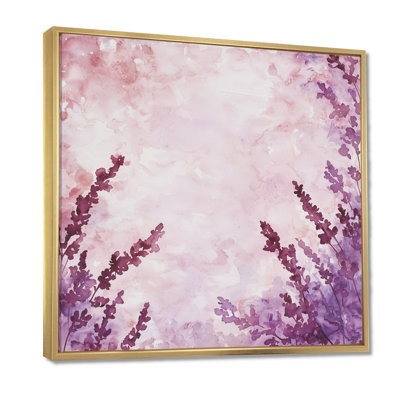 Lavande Vineyard In California I - Lavender Wall Art Living Room