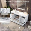 Meuble-lavabo moderne transitionnel Prescott-124594249