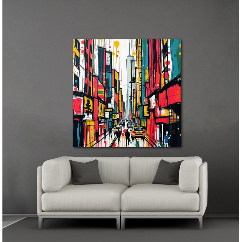 Traffic Jam, 24" H x 24" W