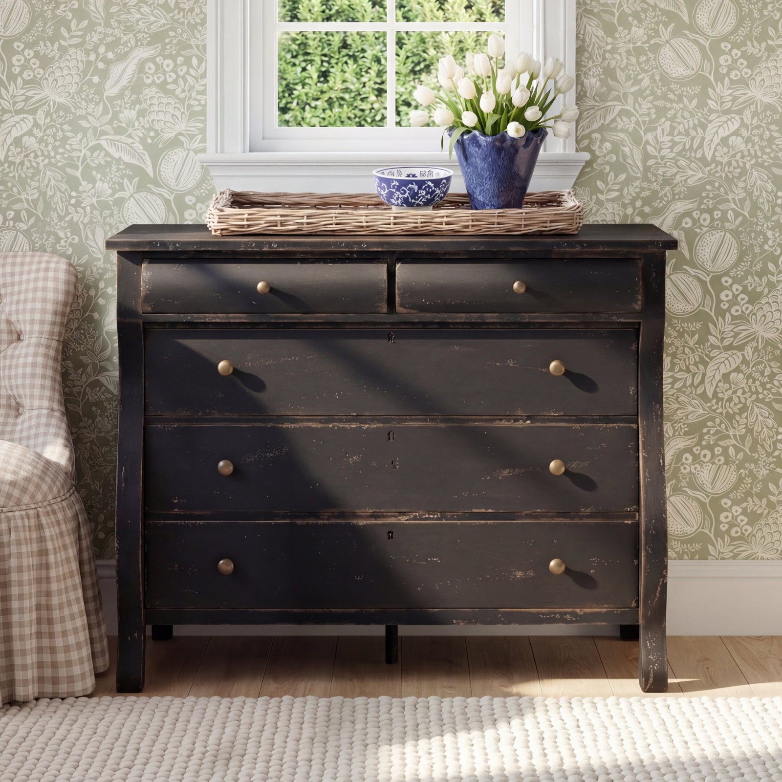 Chamberlain 5 Drawer 56" W Dresser