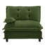 Canapé en chenille 73 LSF - Vert