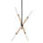 Sarisha 4 - Light Dimmable Sputnik Chandelier