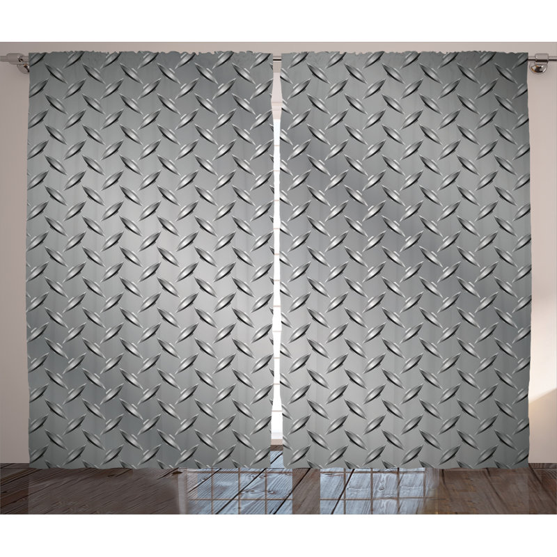 Semi Sheer Curtain Pair, 54" W x 96" L