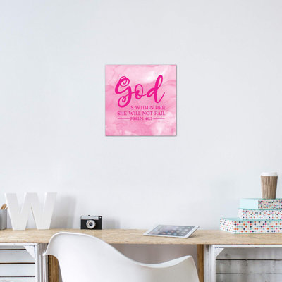 «Girl Inspired - God intérieur» par Tara Reed, reproduction d'art textuel
