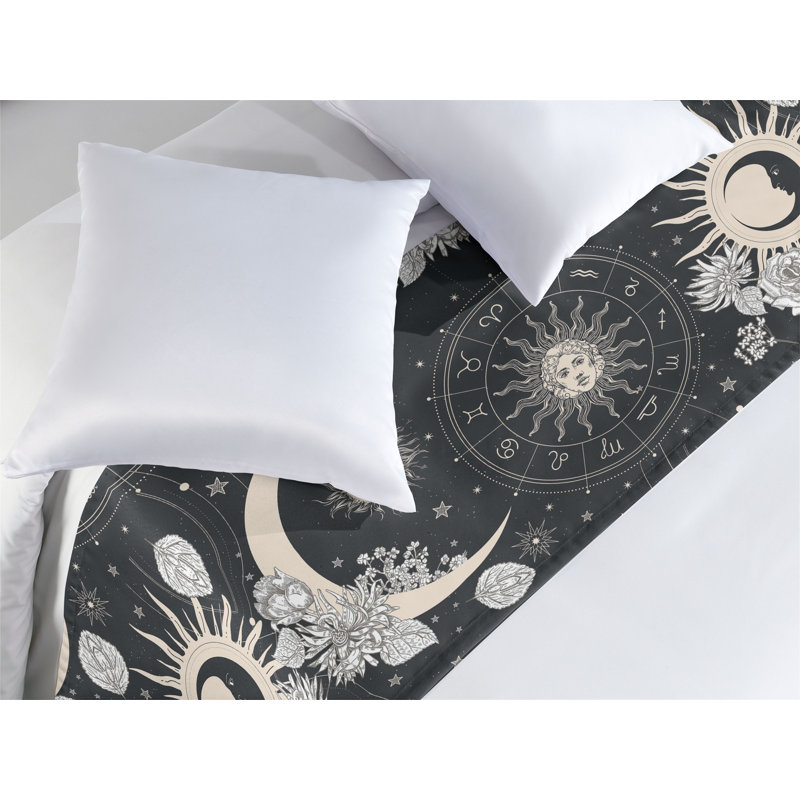 Foulard de lit Ambesonne Zodiac, Très grand lit