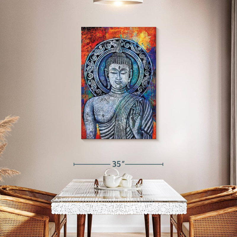 Leisha Buddha Portrait, 45" H x 30" W