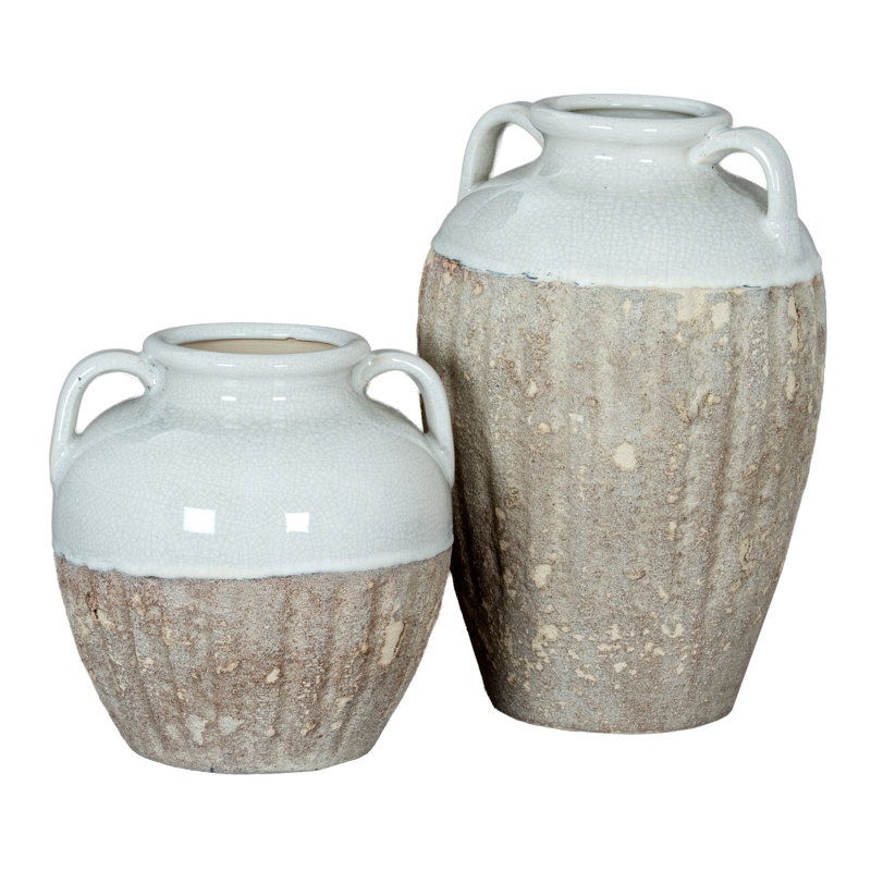 Catheline Handmade Ceramic Table Vase, 22cm H x 21cm W x 21cm D