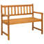 vidaXL Garden Bench Natural Solid Acacia Wood Seating Outdoor Patio Furniture