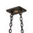 Rustic Lodge 6 - Light Antique Copper Pool Table Lights Pendant