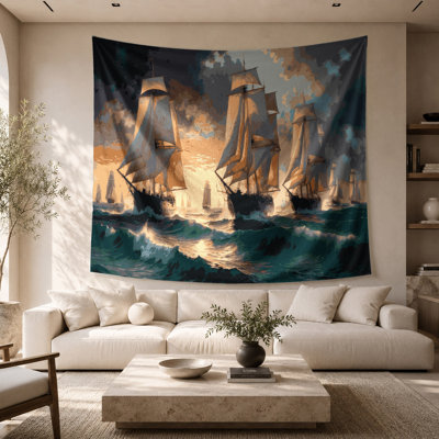 Tapisserie murale nautique
