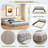 Upholstered Grounded Bed With Thick Fabric-385135069-385135068