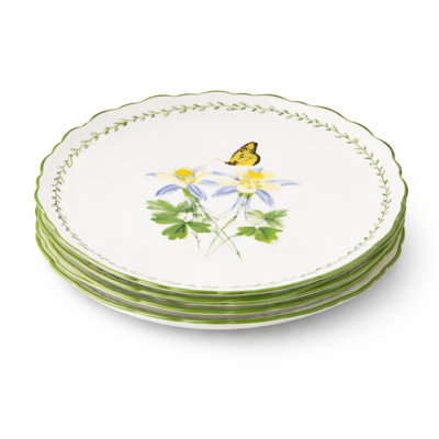 Ensemble de 4 assiettes à salade en porcelaine de 8,5 pouces Mirabella