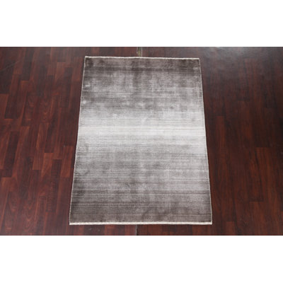 Kelden One-of-a-Kind 3' 11''X5' 6'' New Age Wool Area Rug in Grey