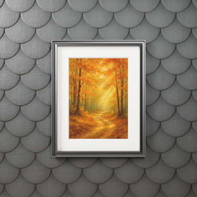 Clinger Single Picture Frame Print