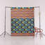 Tapis décoratif multicolore à motif géométrique-530123106