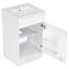 Meuble-lavabo de salle de bain avec lavabo, meuble-lavabo avec tablette de porte et tablette réglable-1091413067