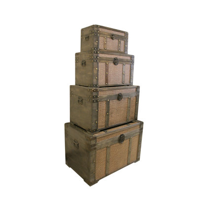 Rittenberry Wooden Decorative Trunk