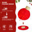 Ensemble de 3 décorations de Noël éclairées pour l'extérieur, rouge / jaune / vert
