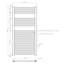 Ailise Straight Towel Rail Heated Towel Rails-1669546806