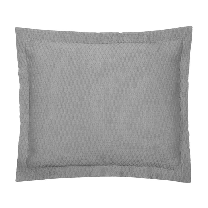 Simply Cotton_Shams, Euro, Gray